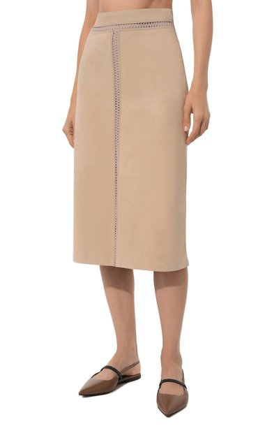 Замшевая юбка MVST, арт. ZBET-X1155-2, фото 3