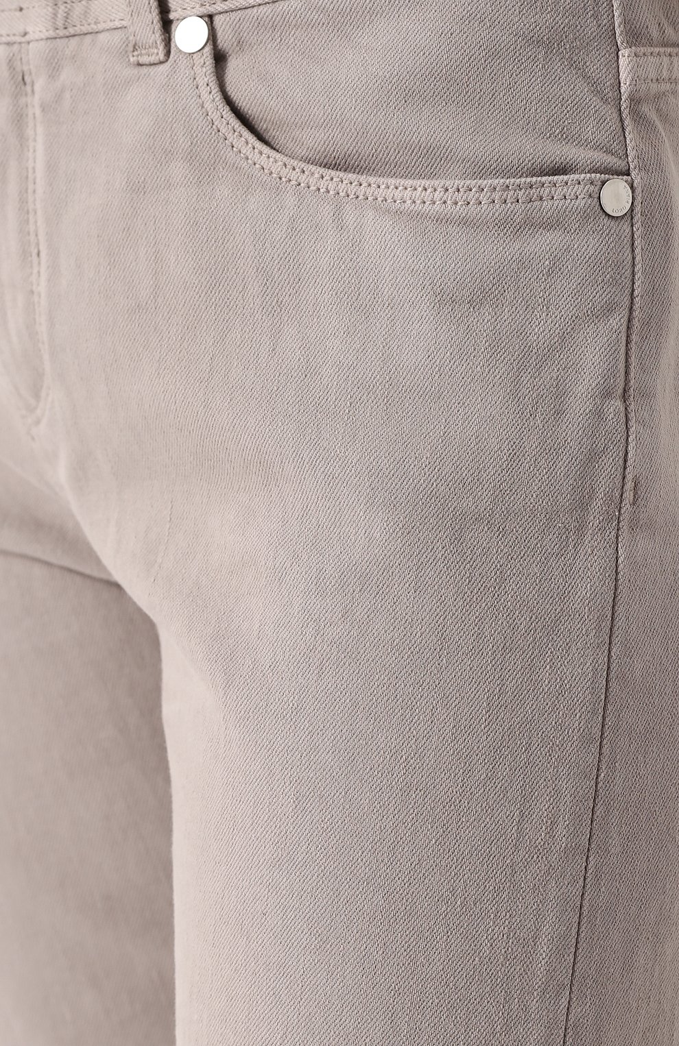 Однотонные джинсы прямого кроя LORO PIANA, арт. FAF4049, фото 5