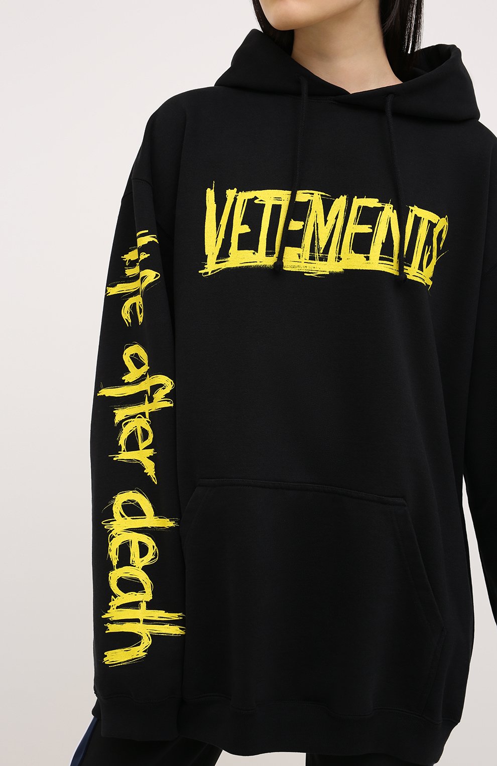 Хлопковое худи VETEMENTS, арт. UAH21TR632 1606/W, фото 3