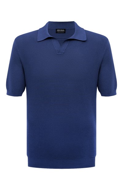Мужская хлопковое поло ZEGNA, арт. UDC95A7/C32