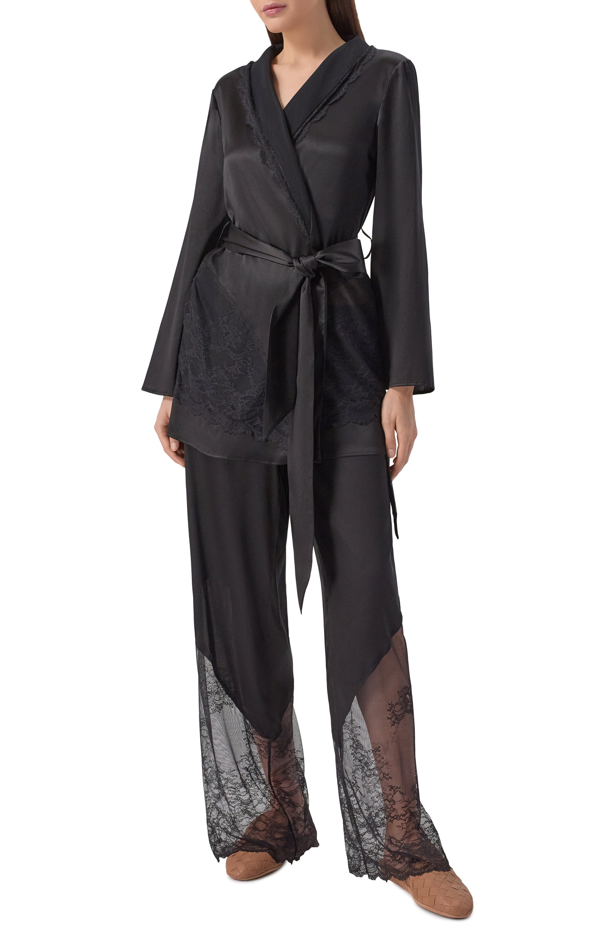 Шелковый халат C.ALLA, арт. CL0286 GIA, фото 2