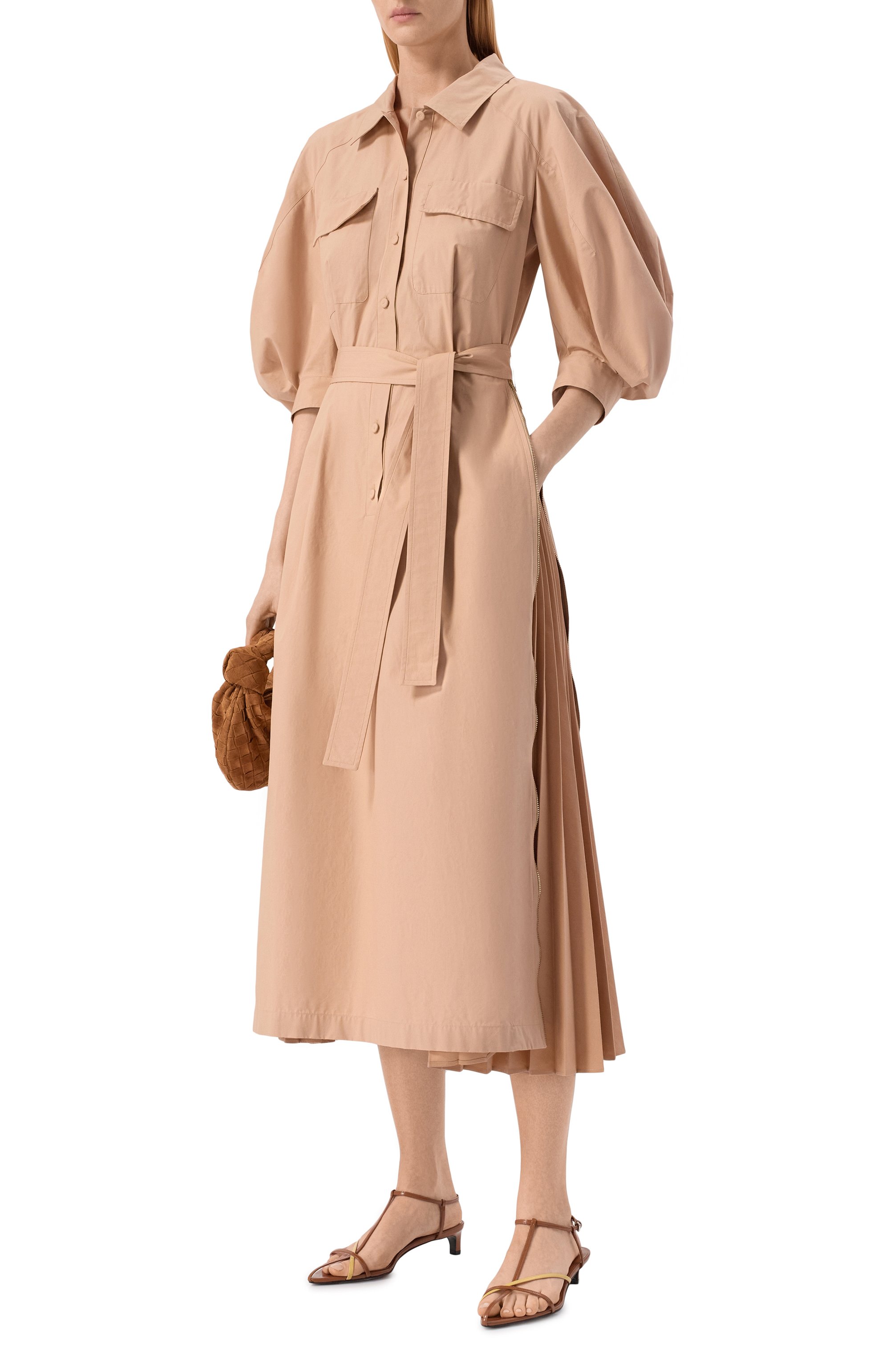 Хлопковое платье ELIE SAAB, арт. D1042/P0023, фото 2