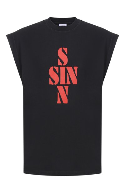 Мужская хлопковая майка VETEMENTS, арт. ME76TR197B/1302 M0LLET0N