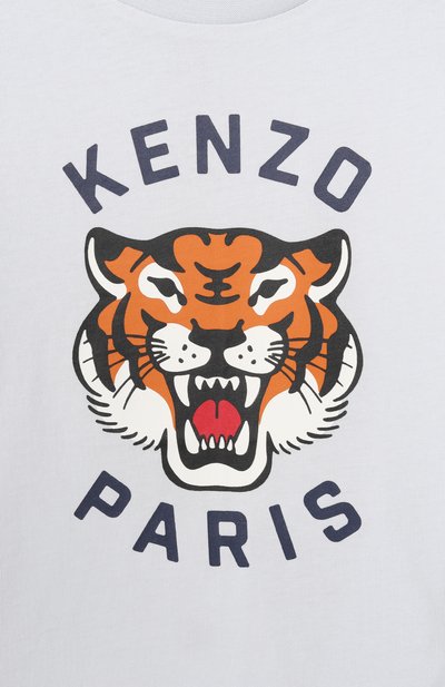 Хлопковая футболка KENZO, арт. K61804, фото 3