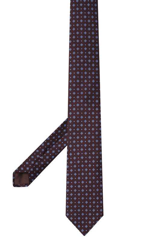 Шелковый галстук Canali 18/HJ04416 Бордовый  18/HJ04416 Фото 3