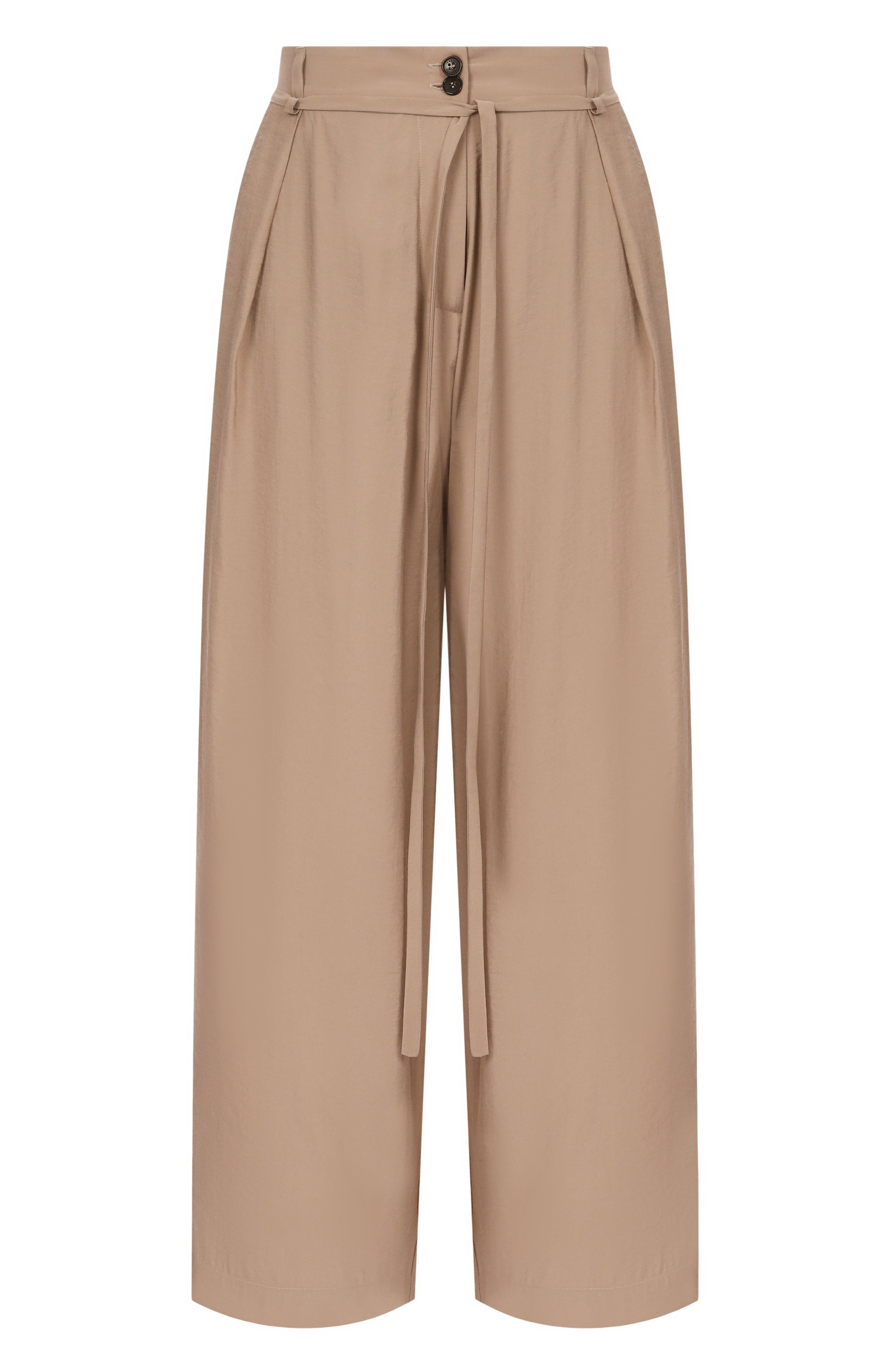 Брюки ISABEL BENENATO бежевого цвета по цене 87550 руб., арт. DW82S25, фото 1 Брюки ISABEL BENENATO, арт. DW82S25, фото 1