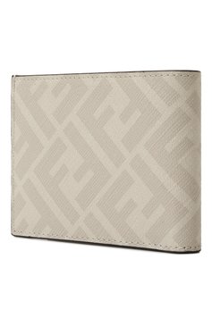 Мужской кожаное портмоне FENDI бежевого цвета, арт. 7M0303/AJF8/F1IK2 | Фото 2 (Материал: Натуральная кожа; Материал сплава: Проставлено; Нос: Не проставлено)