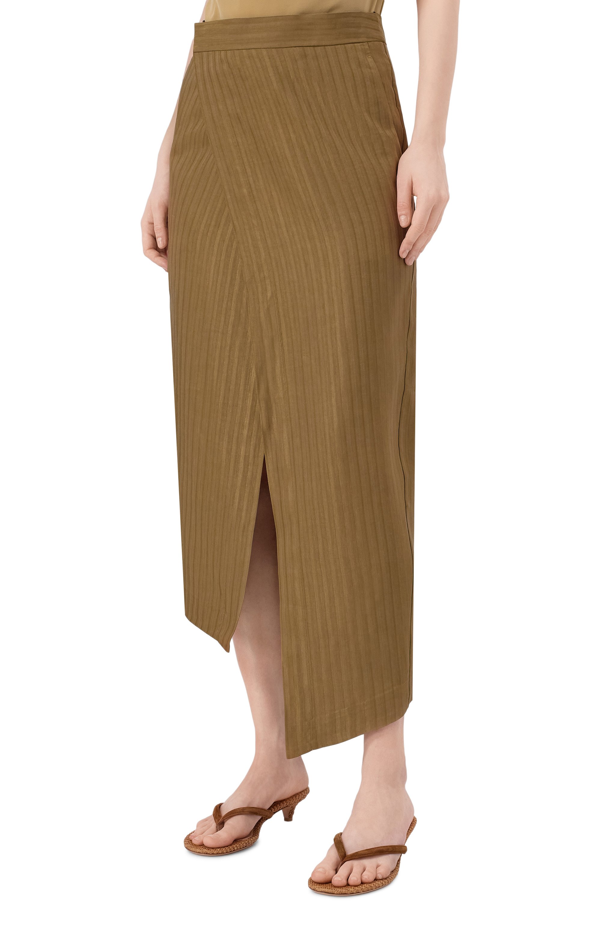 Юбка изо льна и вискозы PETAR PETROV, арт. S26TR2, фото 3