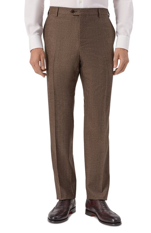 Шерстяной костюм Sartoria Latorre A6I7EF/UG0943 Коричневый  A6I7EF/UG0943 Фото 4