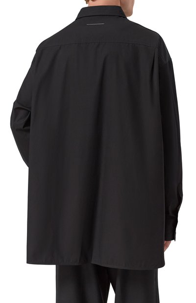 Хлопковая рубашка MM6, арт. SH0DT0034/M35480, фото 4