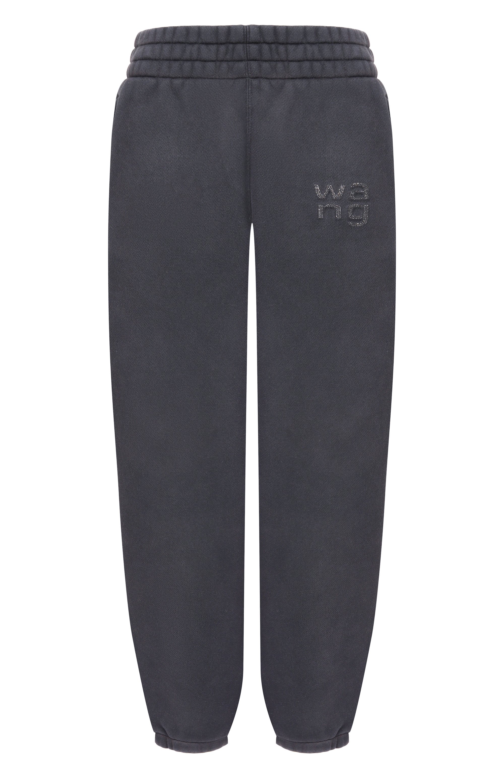 Хлопковые джоггеры ALEXANDERWANG.T темно-серого цвета по цене 58150 руб., арт. 4CC1264997, фото 1 Хлопковые джоггеры ALEXANDERWANG.T, арт. 4CC1264997, фото 1