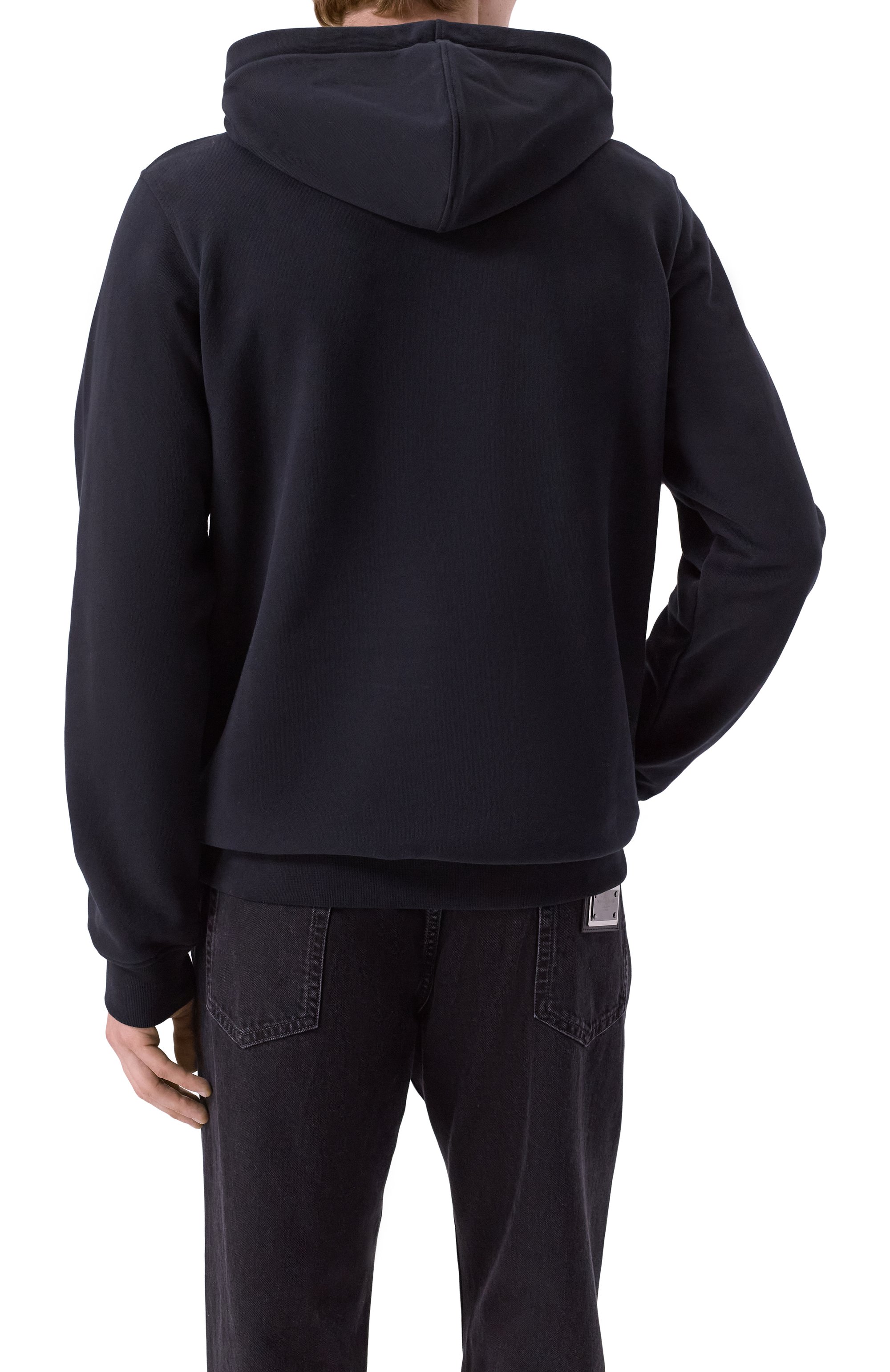 Хлопковое худи L.B.M. 1911 черного цвета по цене 38700 руб., арт. 6367/59541, фото 4 Хлопковое худи L.B.M. 1911, арт. 6367/59541, фото 4