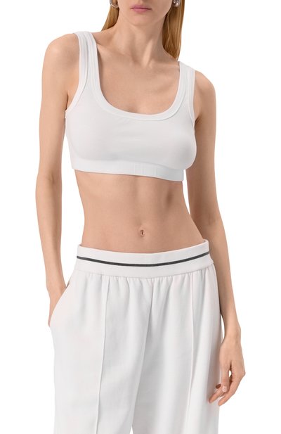 Хлопковый топ BRUNELLO CUCINELLI, арт. M0TC8FX299, фото 3