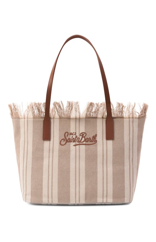 Сумка City medium MC2 Saint Barth CBMF001-00589L/CITY BAG MID FRINGE Бежевый CBMF001-00589L/CITY BAG MID FRINGE