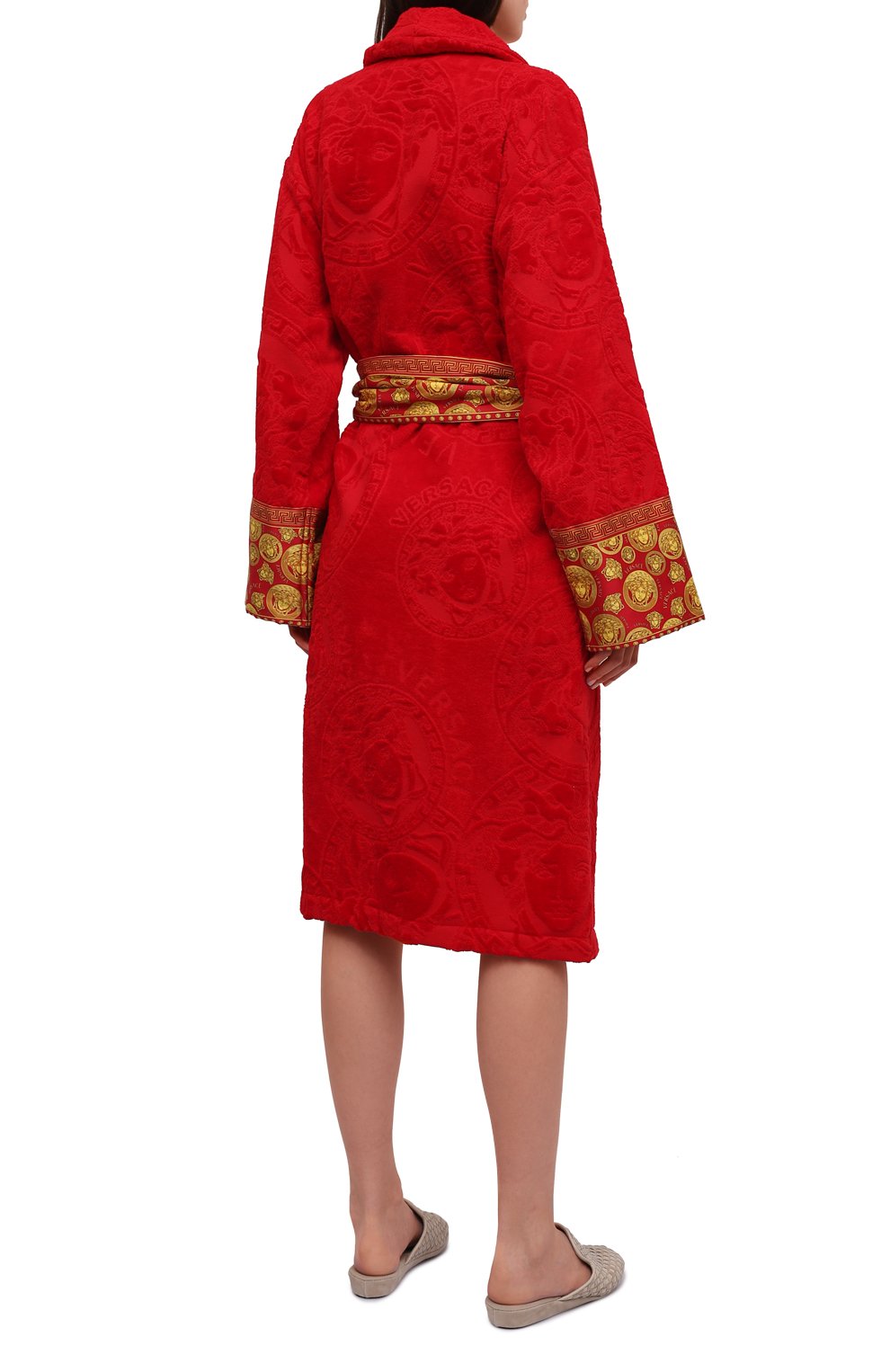 Хлопковый халат VERSACE, арт. ZACJ00008/ZC0SP132, фото 4