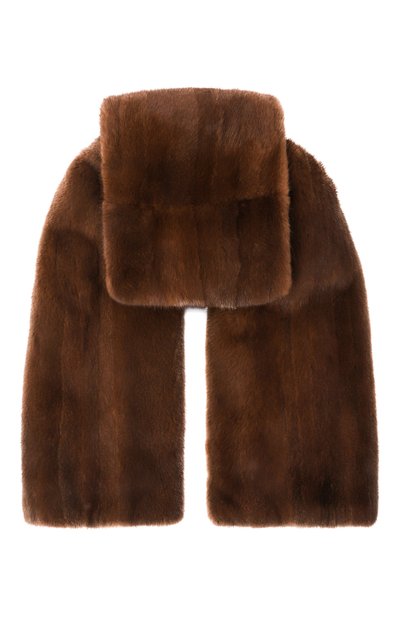 Женский меховой шарф из норки COLOR TEMPERATURE, арт. НШ-10/БН