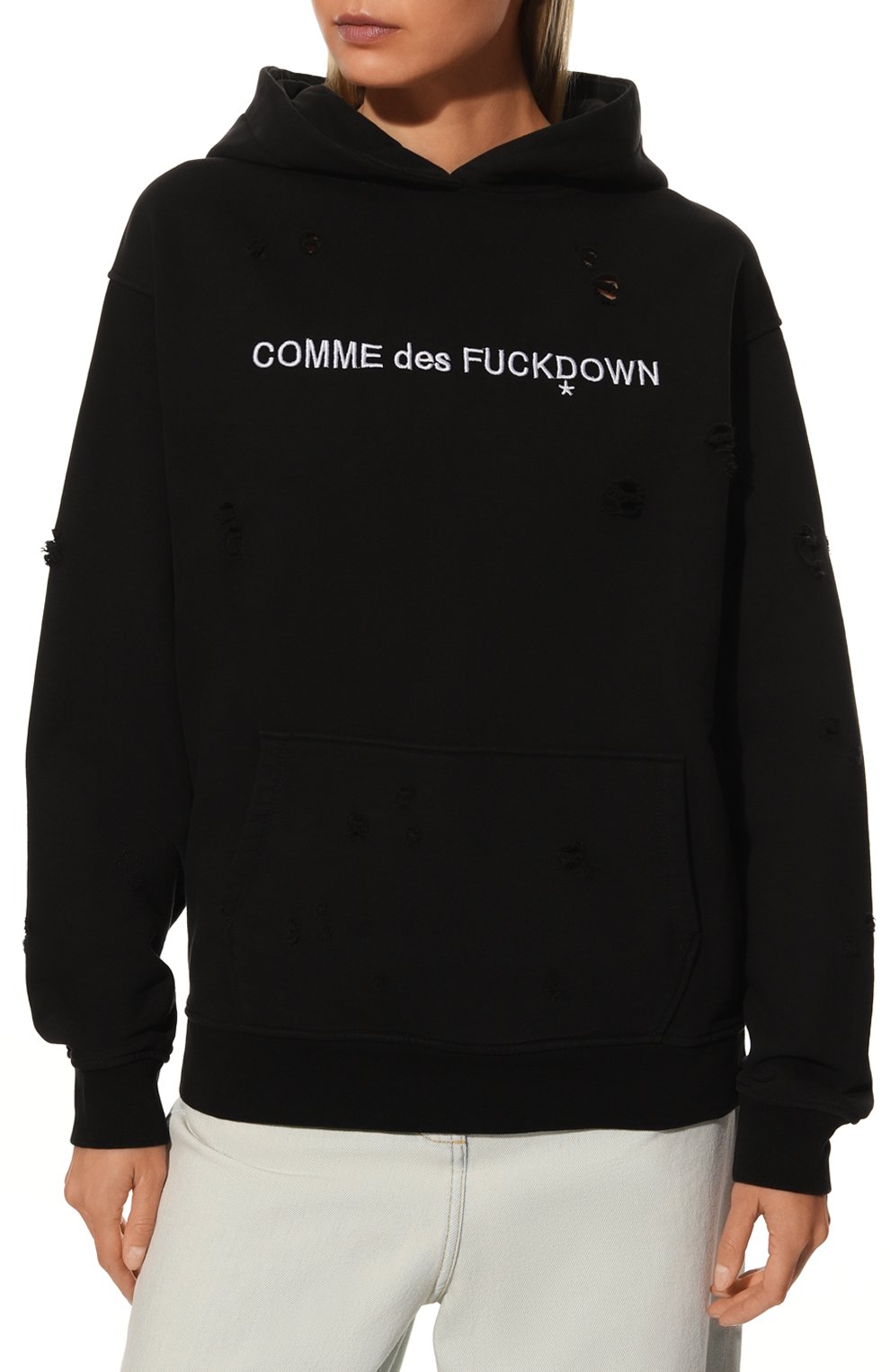 Хлопковое худи COMME DES FUCKDOWN, арт. CDFD1963, фото 3
