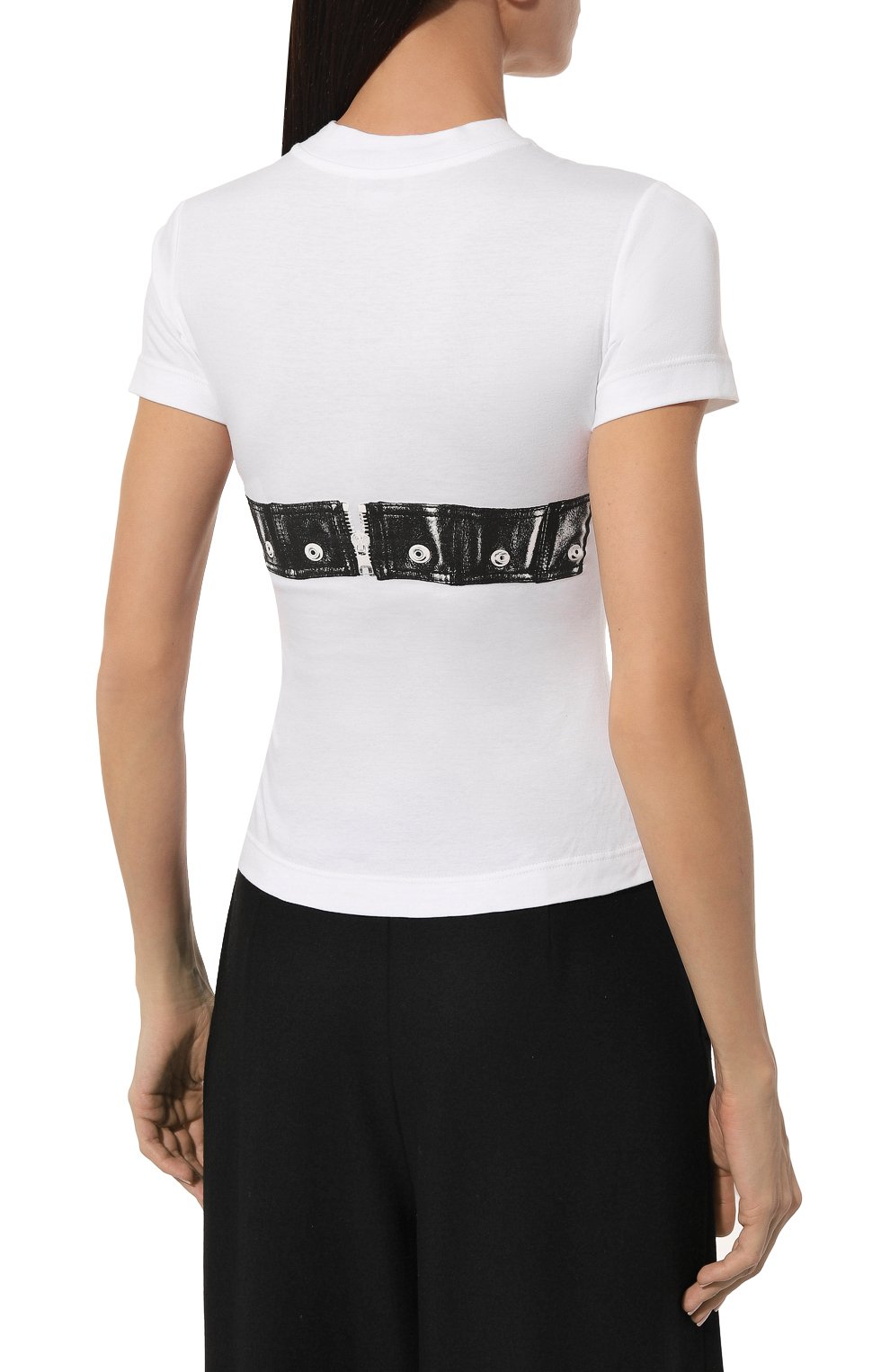 Хлопковая футболка ALEXANDER MCQUEEN, арт. 752355/QZAJY, фото 4