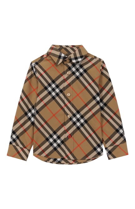 Хлопковая рубашка BURBERRY, арт. 8088966