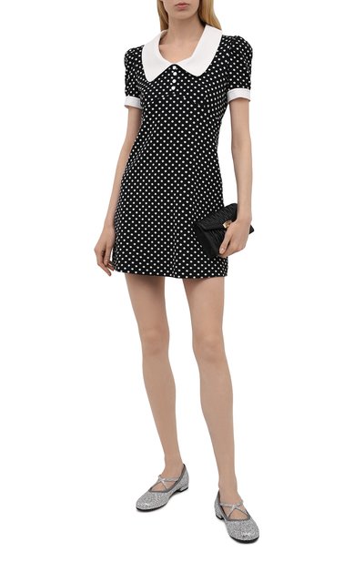 Текстильные балетки MIU MIU, арт. 5F873C-36B-F0118-D010, фото 2