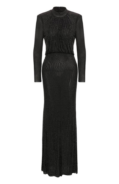 Платье с отделкой стразами SELF-PORTRAIT, арт. AW23-073X-B, фото 1