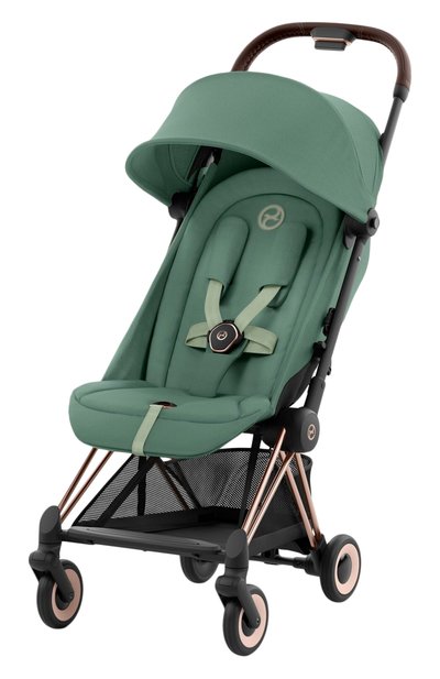 Коляска прогулочная coya rosegold CYBEX зеленого цвета по цене 67910 руб., арт. 522004285, фото 1 Коляска прогулочная coya rosegold CYBEX, арт. 522004285, фото 1