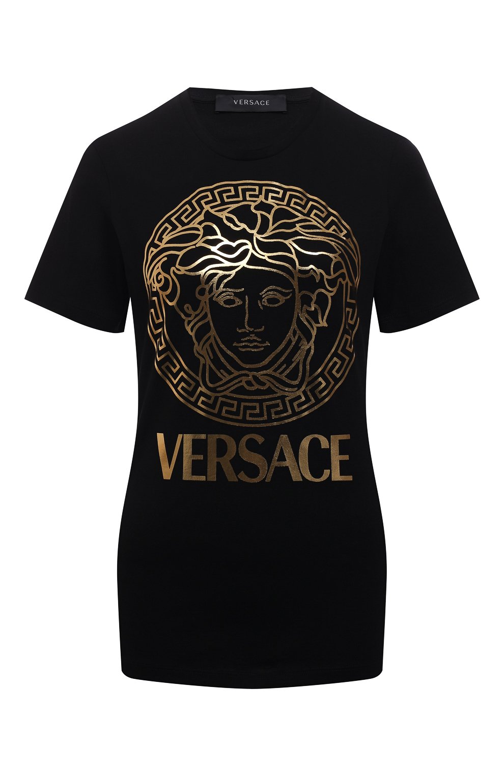 Хлопковая футболка VERSACE, арт. 1004152/1A00769, фото 1