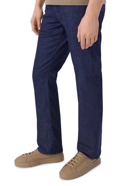 Кожаные кеды gloria SANTONI, арт. MBGG22063ARDTMIA, фото 3