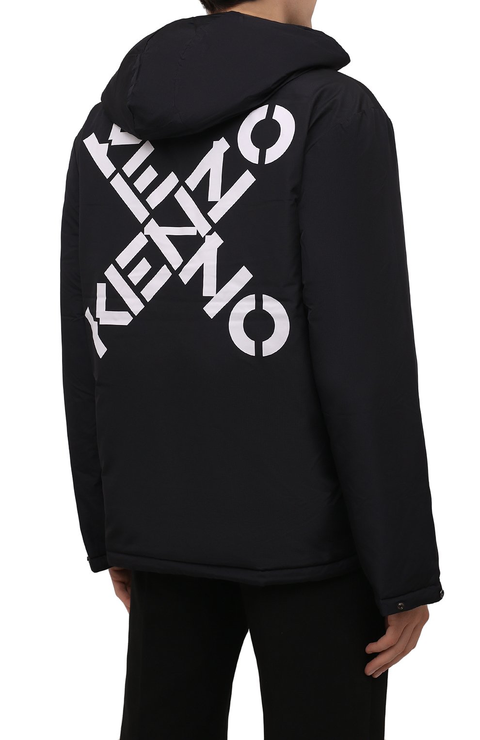 Двусторонняя куртка kenzo sport KENZO черного цвета по цене 66050 руб., арт. FB650U5851NH, фото 4 Двусторонняя куртка kenzo sport KENZO, арт. FB650U5851NH, фото 4