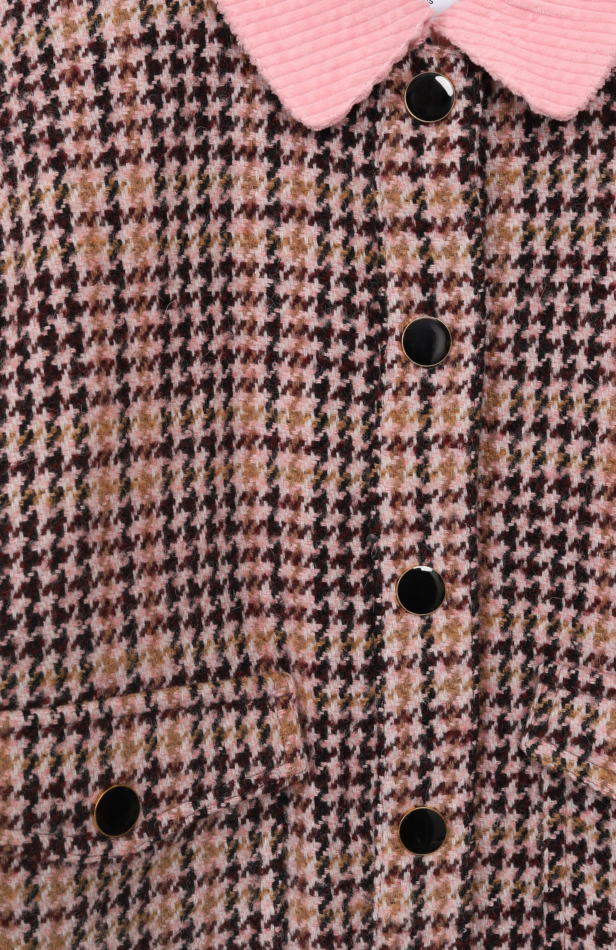 Куртка-рубашка MSGM KIDS бордового цвета по цене 38350 руб., арт. F5MSJGC0139, фото 3 Куртка-рубашка MSGM KIDS, арт. F5MSJGC0139, фото 3