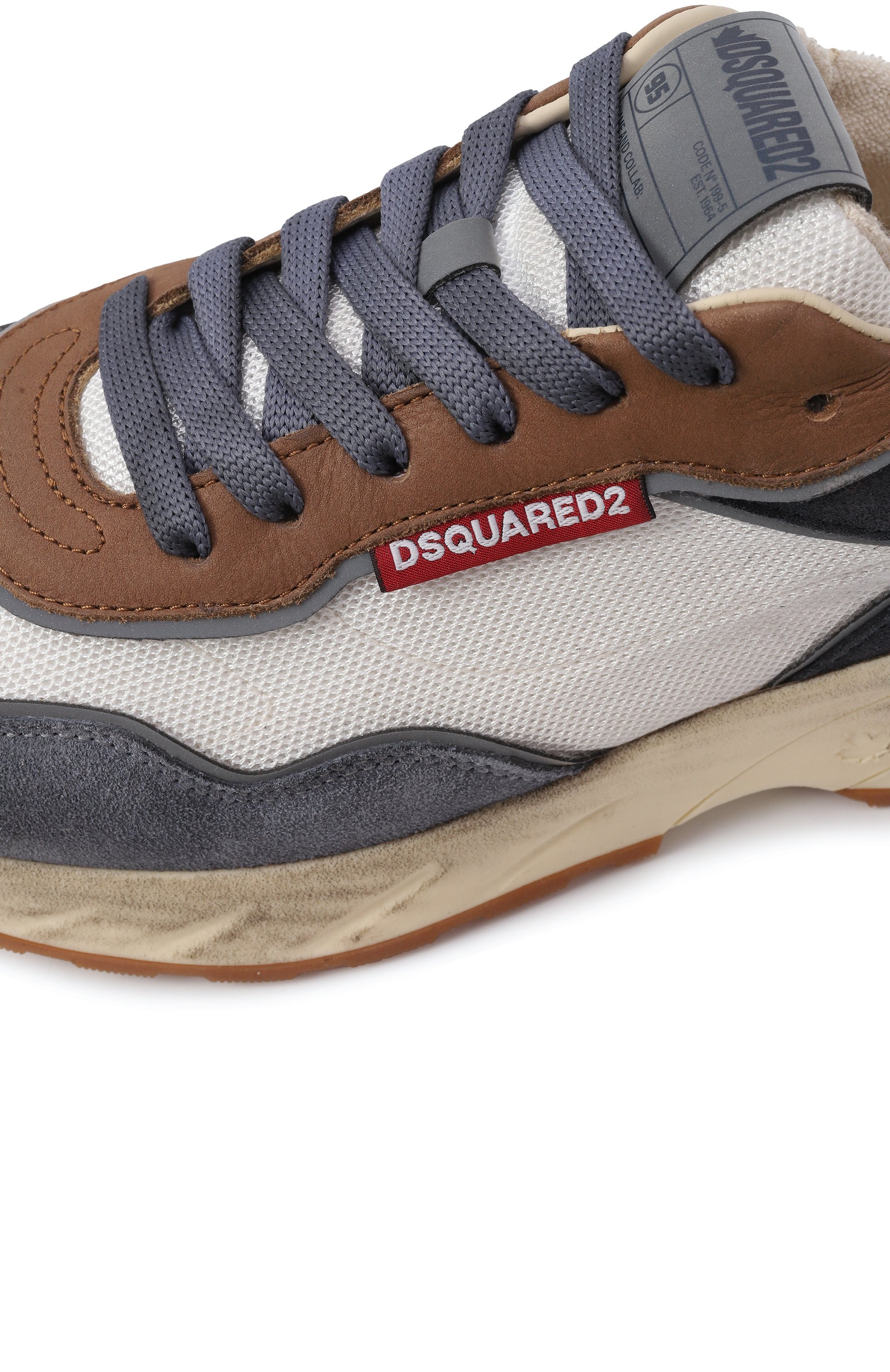 Комбинированные кроссовки sprinter DSQUARED2, арт. SNM0400/23808186, фото 7