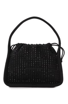 Женская сумка ryan ALEXANDER WANG черного цвета, арт. 20125R91T | Фото 1 (Материал сплава: Проставлено; Драгоценные камни: Проставлено; Материал: Текстиль; Размер: small; Женское Кросс-КТ: Вечерняя сумка)