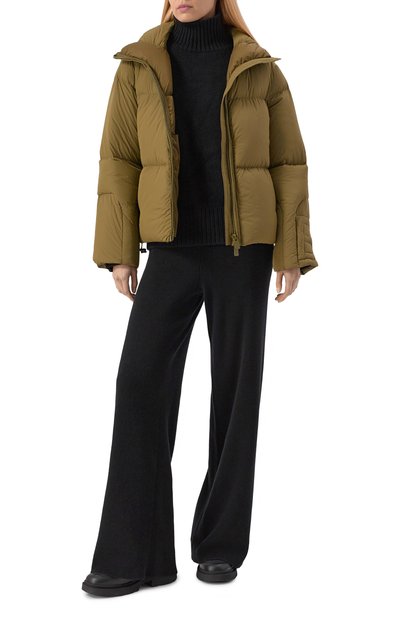 Комбинированные ботинки biker puffer INUIKII черного цвета по цене 29950 руб., арт. 1002.001.0021, фото 3 Комбинированные ботинки biker puffer INUIKII, арт. 1002.001.0021, фото 3