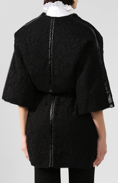 Двустороннее пальто VALENTINO черного цвета по цене 2825000 руб., арт. SF3FAA691HF, фото 4 Двустороннее пальто VALENTINO, арт. SF3FAA691HF, фото 4