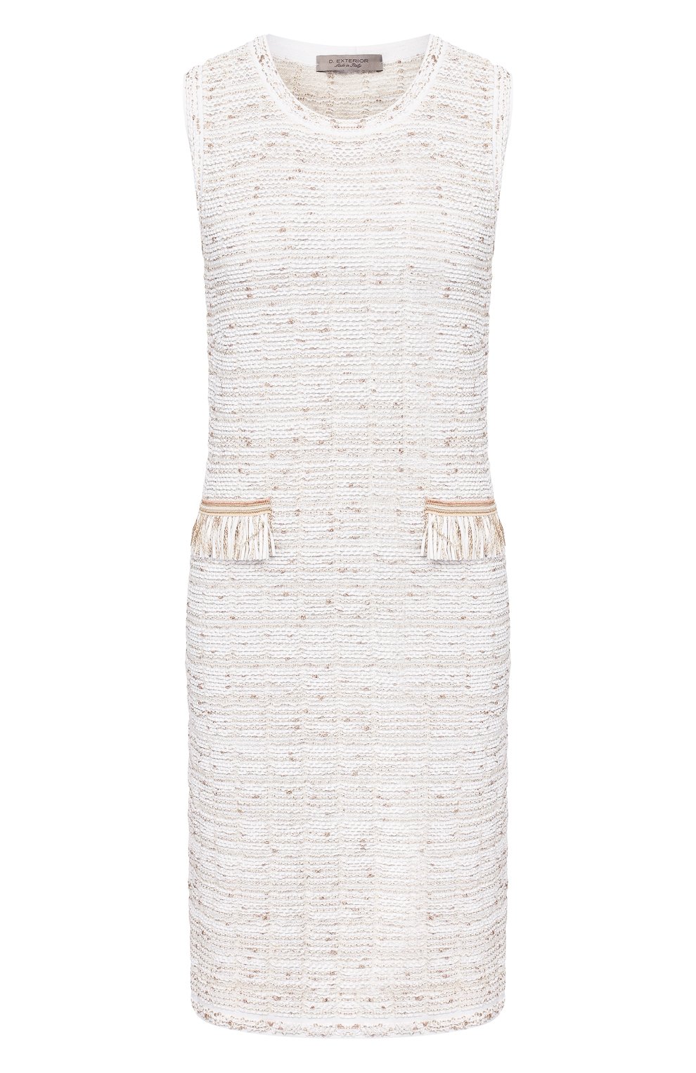 Платье D.EXTERIOR бежевого цвета по цене 48950 руб., арт. 50544, фото 1 Платье D.EXTERIOR, арт. 50544, фото 1