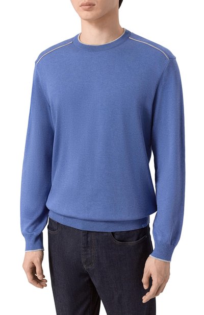 Джемпер из шелка и хлопка PAUL&SHARK, арт. 26411520_001, фото 3