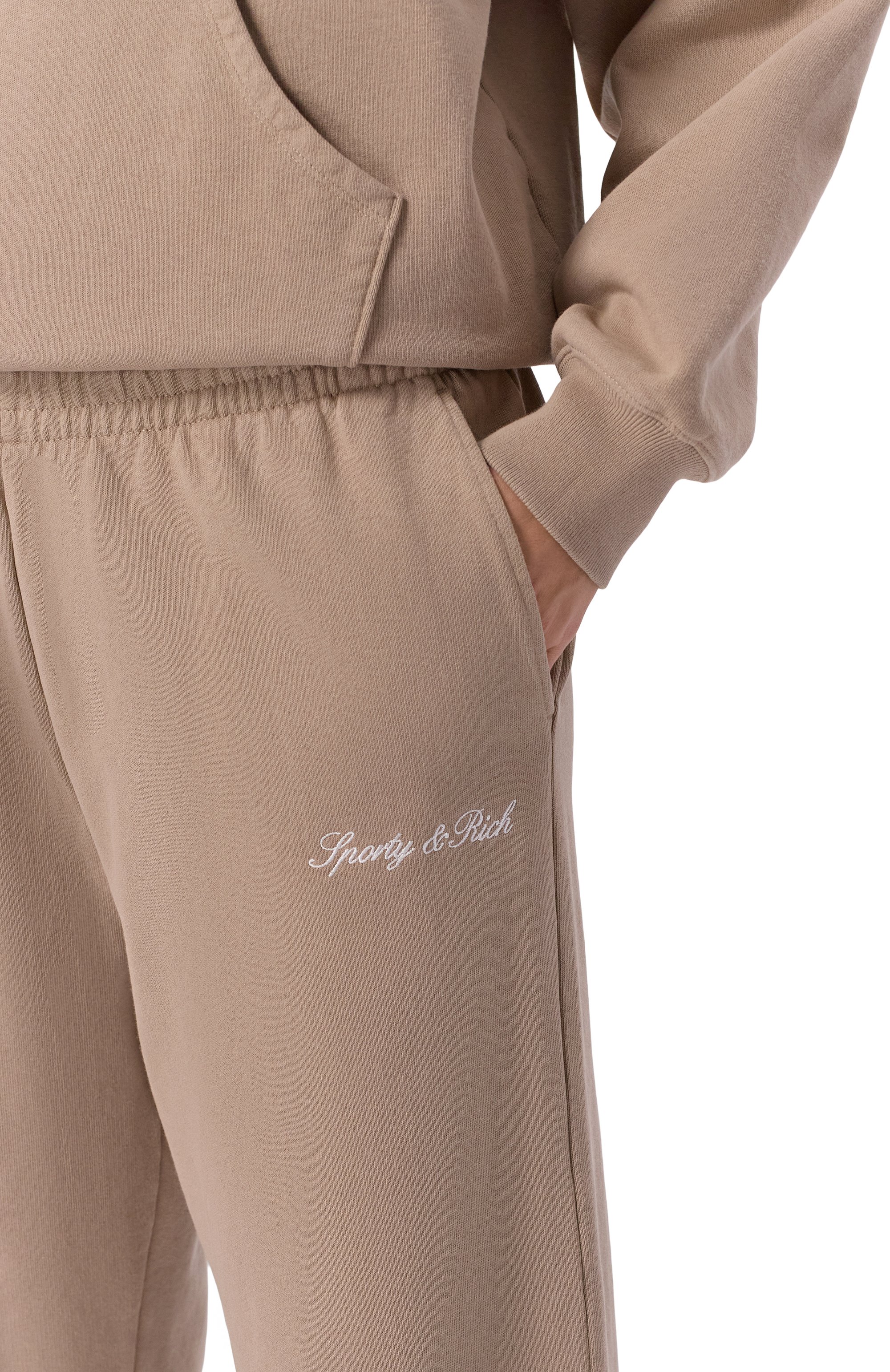 Хлопковые брюки SPORTY AND RICH, арт. PA05568326BR08, фото 8