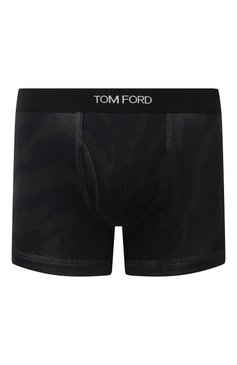 Мужские хлопковые боксеры TOM FORD темно-коричневого цвета, арт. T4LC3162 | Фото 1 (Кросс-КТ: бельё; Материал сплава: Проставлено; Нос: Не проставлено; Материал внешний: Хлопок; Мужское Кросс-КТ: Трусы)