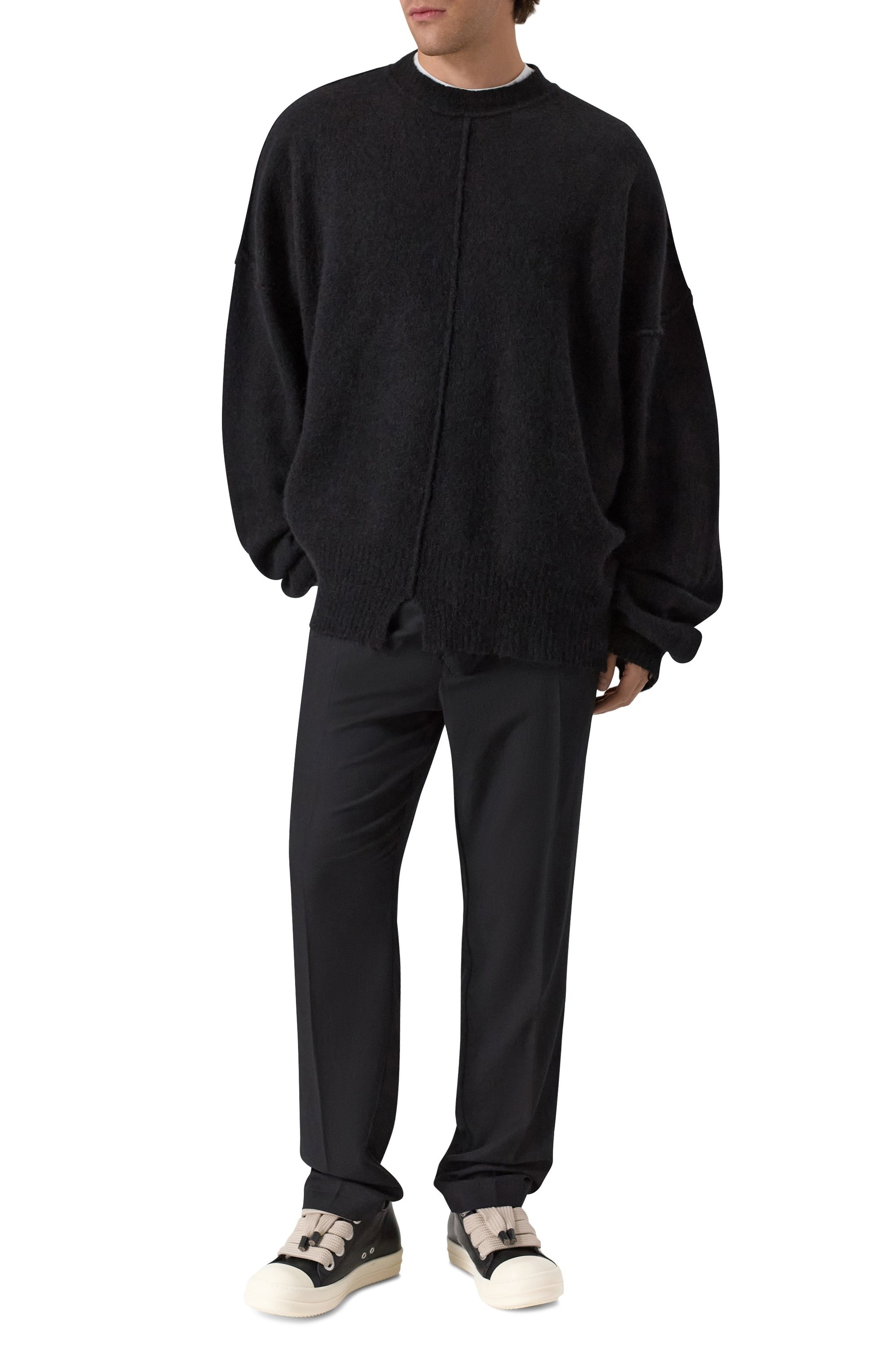 Кожаные кеды jumbolace RICK OWENS, арт. RU02E1893/LC0W2, фото 2