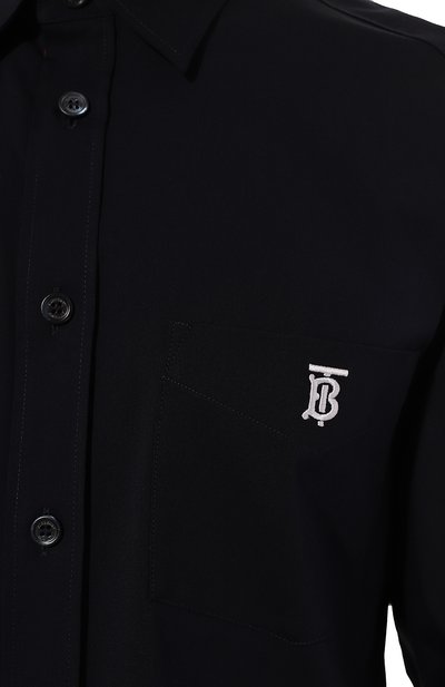 Хлопковая рубашка BURBERRY, арт. 8043062, фото 5