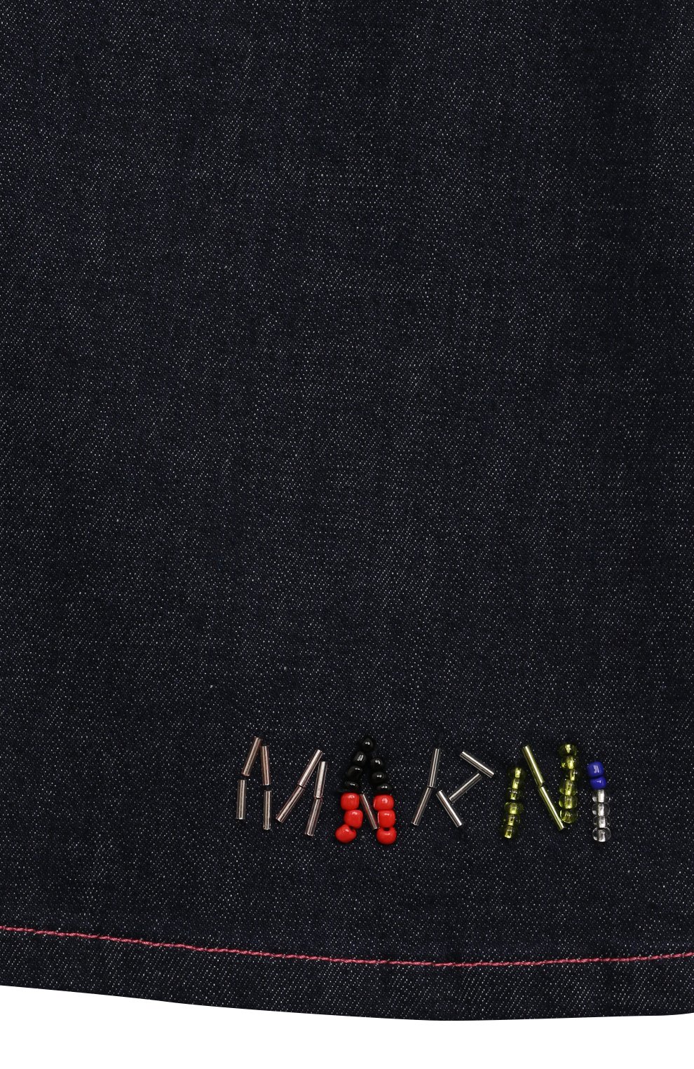 Джинсовая юбка MARNI темно-синего цвета по цене 17300 руб., арт. M01206/M00SV, фото 3 Джинсовая юбка MARNI, арт. M01206/M00SV, фото 3