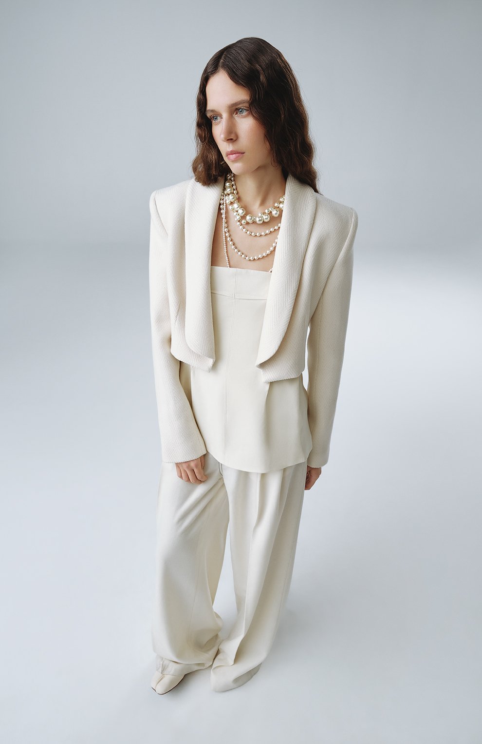 Кожаные туфли tabi MAISON MARGIELA кремового цвета по цене 85650 руб., арт. S58WZ0044/P3753, фото 7 Кожаные туфли tabi MAISON MARGIELA, арт. S58WZ0044/P3753, фото 7