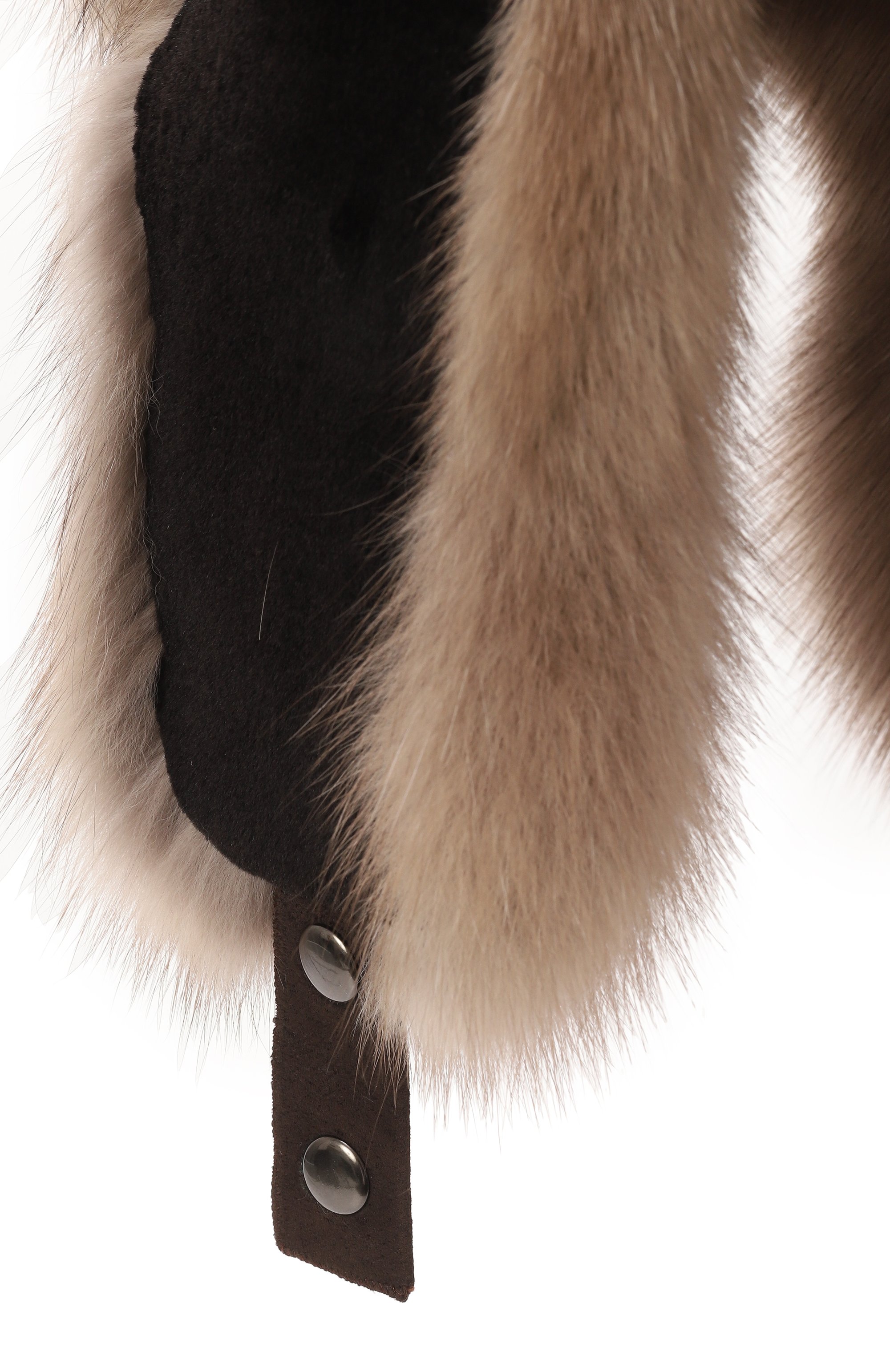 Меховая шапка-ушанка из норки и соболя VICTORIA KUSENKOVA, арт. 320213605227, фото 3