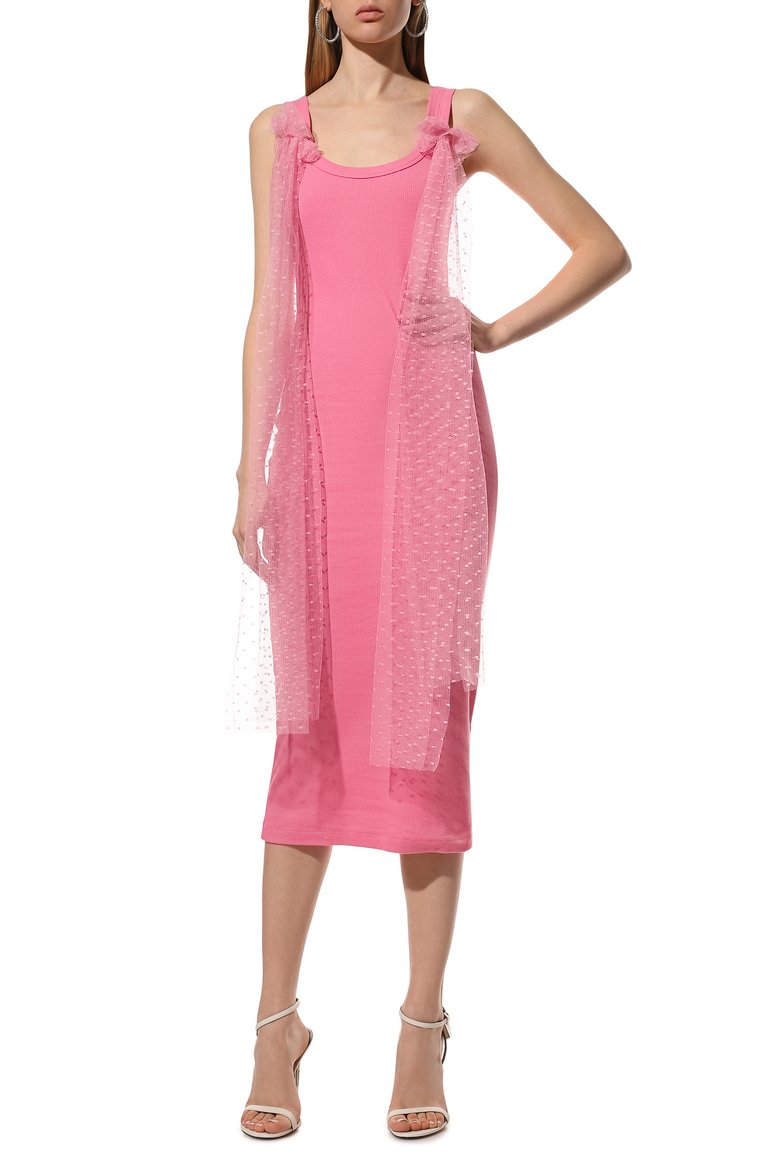 Хлопковое платье REDVALENTINO, арт. XR0MJ09F/6H3, фото 1
