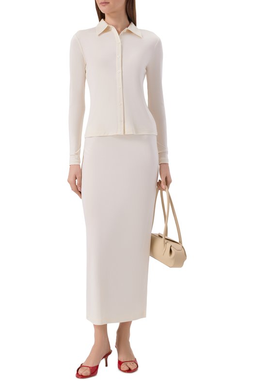 Шелковая блузка Essential Pervert PE26/BL01/50-04 Белый  PE26/BL01/50-04 Фото 2