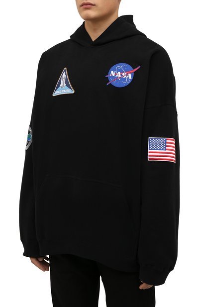 Хлопковое худи BALENCIAGA, арт. 651799/TKVD8, фото 3