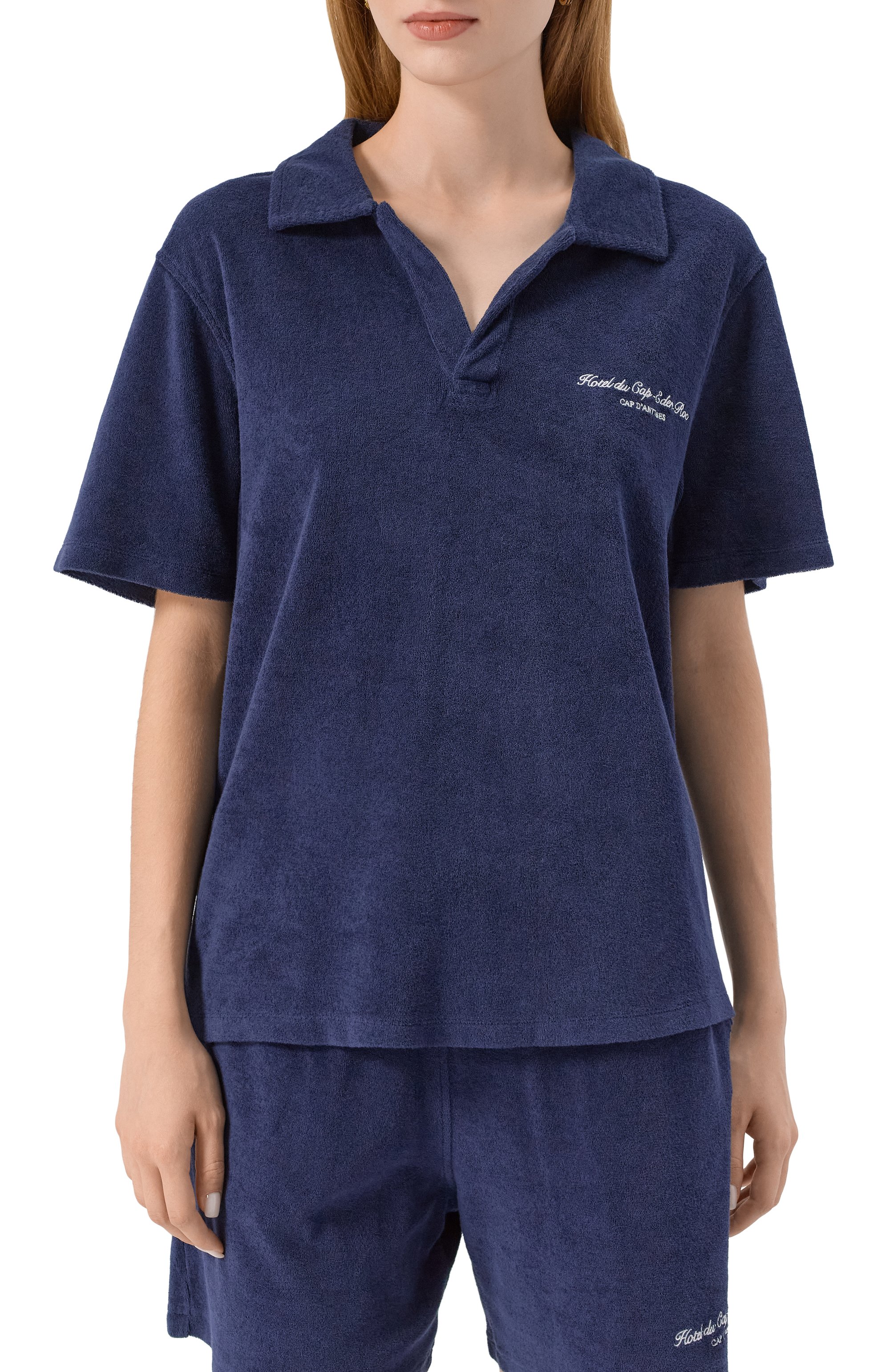 Хлопковое поло SPORTY AND RICH, арт. T003260673BL106, фото 3