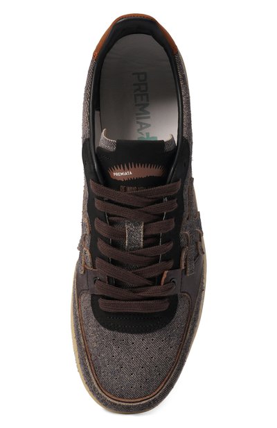 Замшевые кеды bskt clay PREMIATA голубого цвета по цене 31550 руб., арт. BSKT CLAY/VAR 8440, фото 5 Замшевые кеды bskt clay PREMIATA, арт. BSKT CLAY/VAR 8440, фото 5