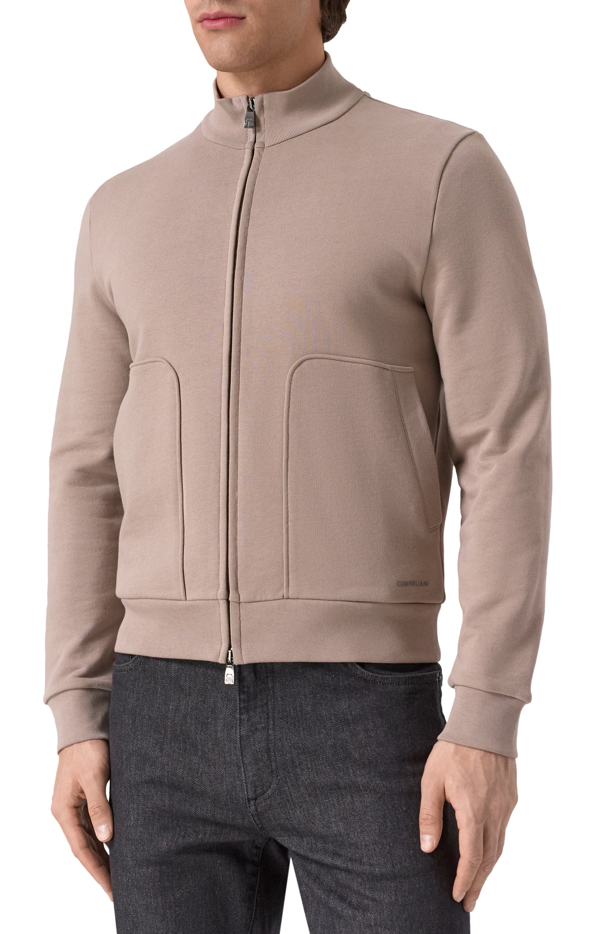 Хлопковая толстовка CORNELIANI, арт. 25G560-2525054, фото 3