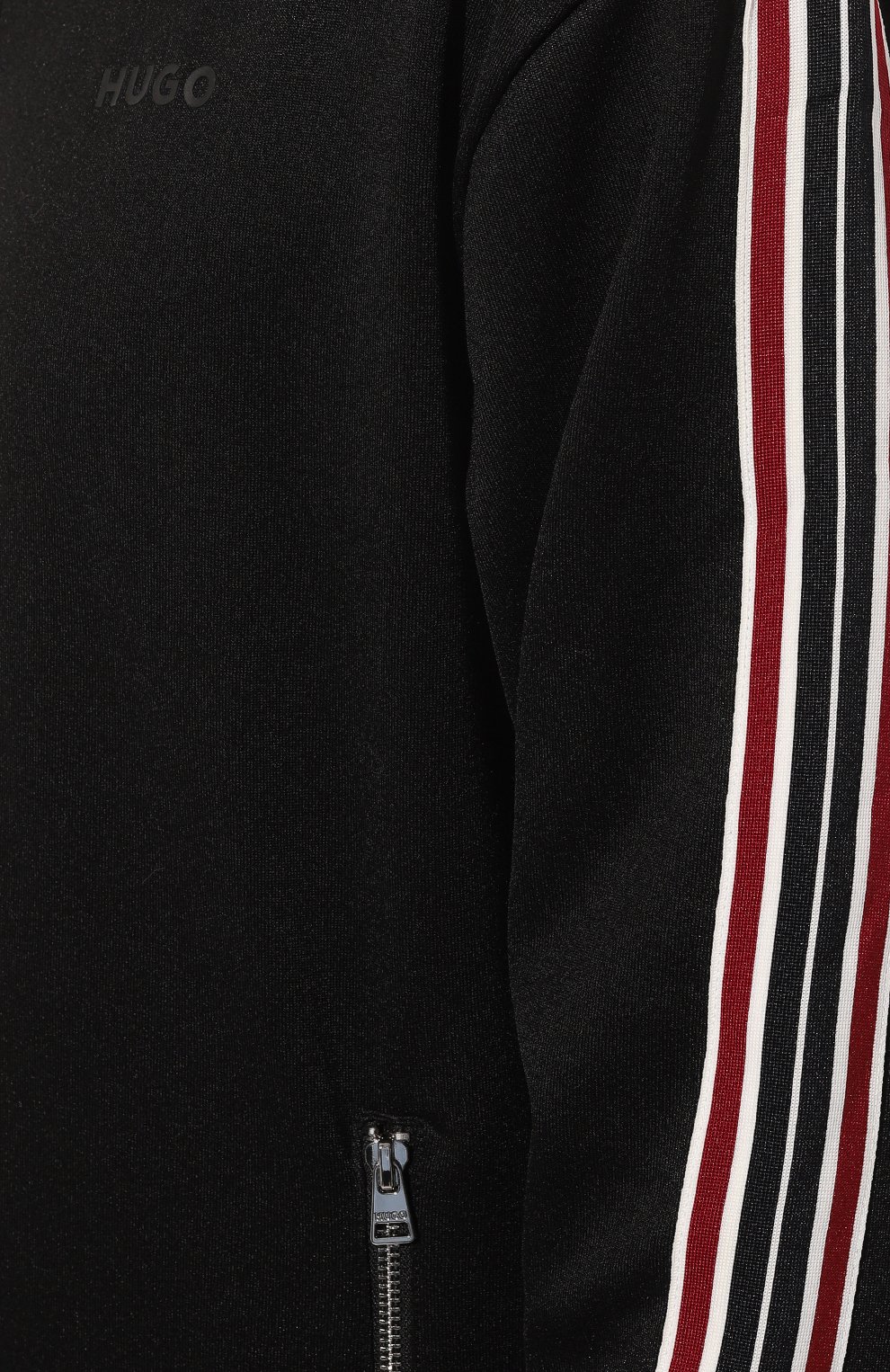 Толстовка HUGO черного цвета по цене 17400 руб., арт. 50497937, фото 5 Толстовка HUGO, арт. 50497937, фото 5